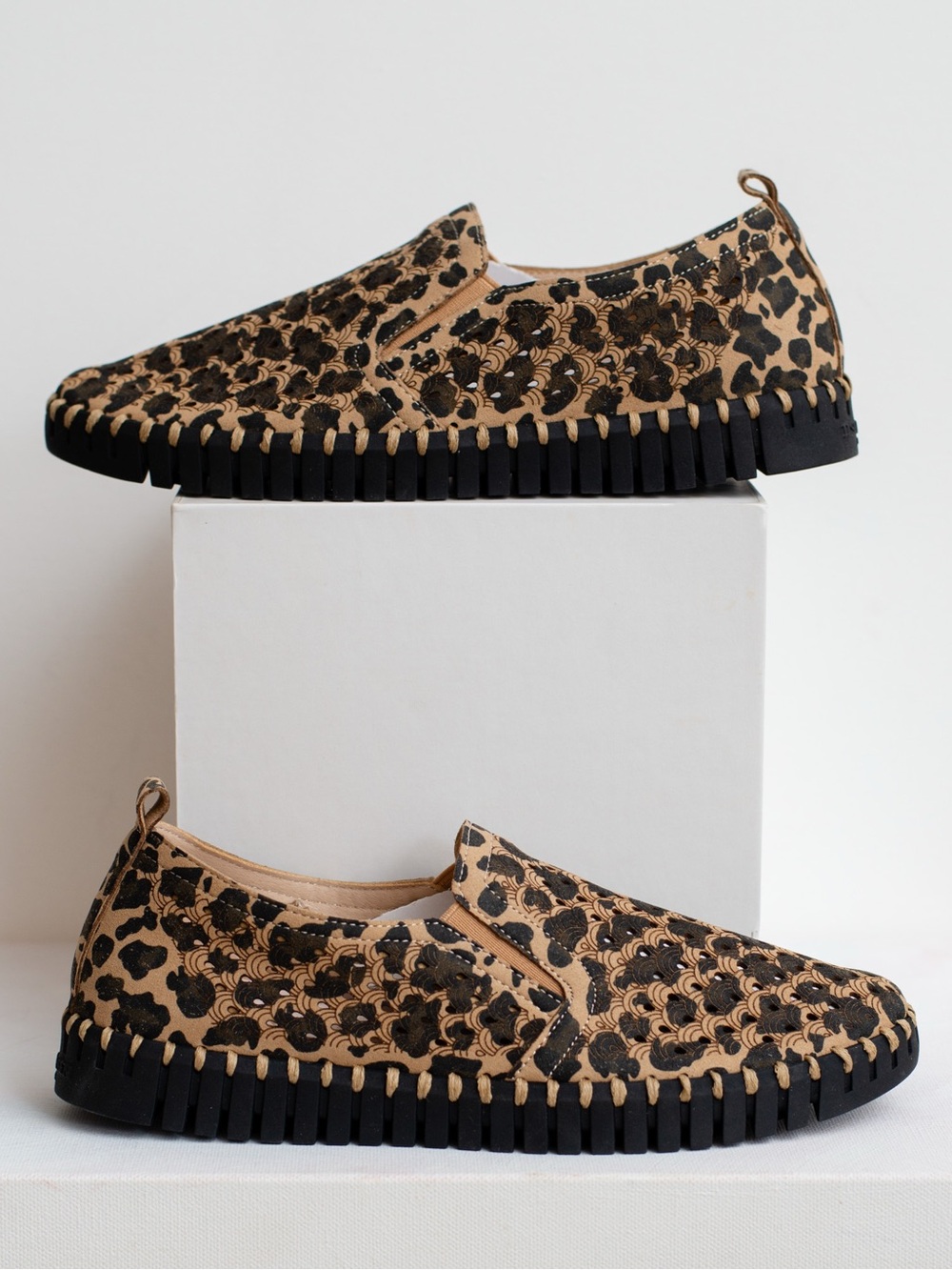 Ilse Jacobsen Tulip Leopard Slip-On Sneaker